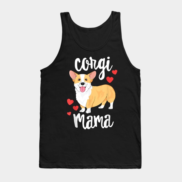 Corgi T-Shirt Women Girls Puppy Mom Dog Mama Lover Tank Top by zwestshops